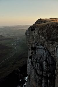 Scenic view of mountain against sky