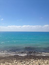 Scenic view of calm sea against sky