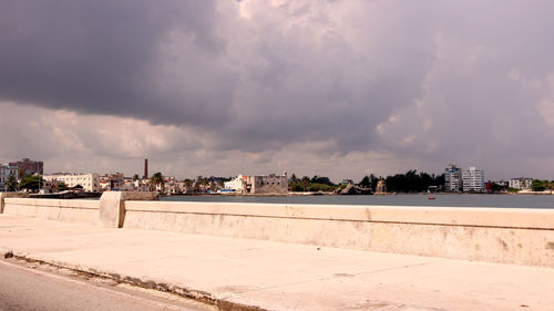 Buildings against sky in city