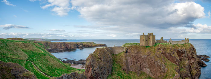 Panoramic view of sea against sky