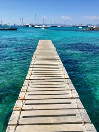 Jetty in sea