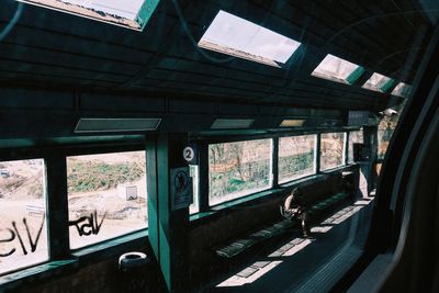 Interior of train