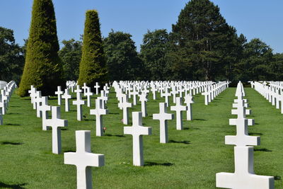 View of cemetery