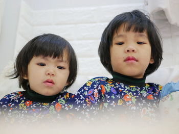 Portrait of cute boy