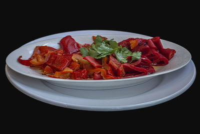 Close-up of salad in plate