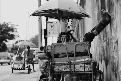 Close-up of vintage car