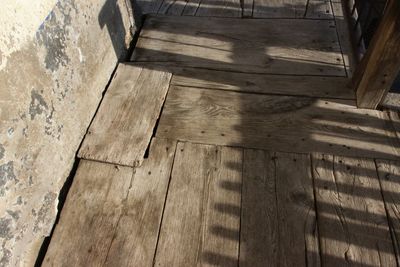 Close-up of wooden plank