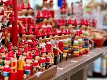 Close-up of various objects