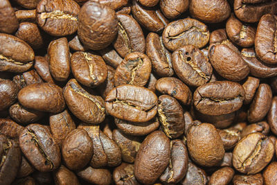 Full frame shot of coffee beans