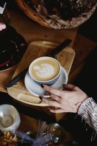 Coffee woman hand