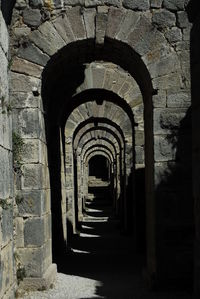 Archway of historic building