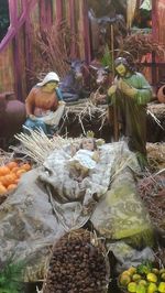 Close-up of fruits for sale in market