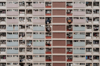 Full frame shot of apartment building