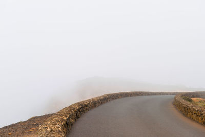 Scenic view of landscape against clear sky