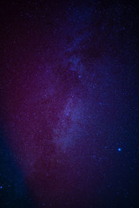 Low angle view of star field