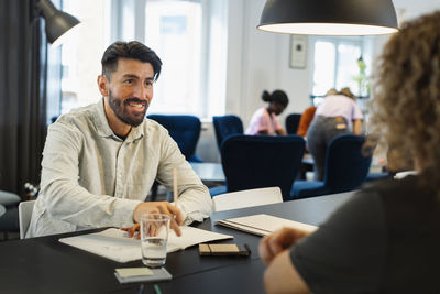 Business people having meeting in office