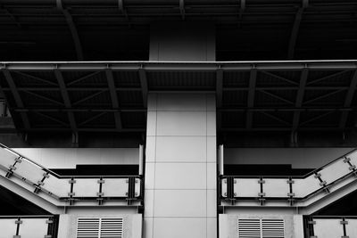 Low angle view of modern building