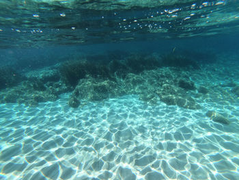 Swimming pool in sea