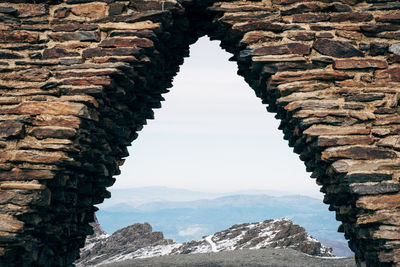 View of mountains against sky