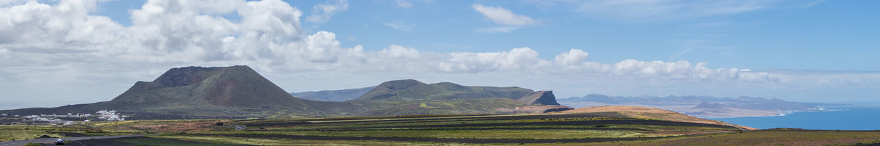 Panoramic view of landscape against sky