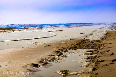 Scenic view of beach