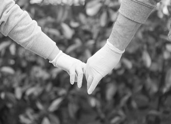 Close-up of hands