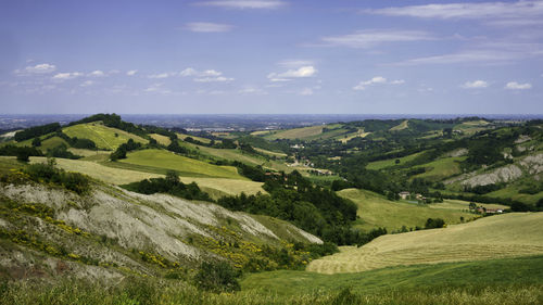 Scenic view of landscape against sky