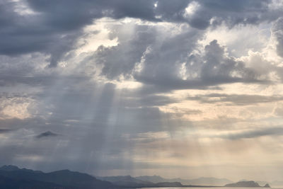 Low angle view of clouds in sky