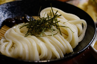 Close-up of food in plate