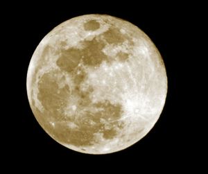 Full moon at night