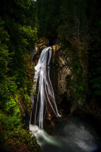 Waterfall in forest