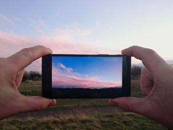 Close-up of cropped hand