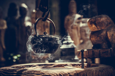 Close-up of food for sale at store