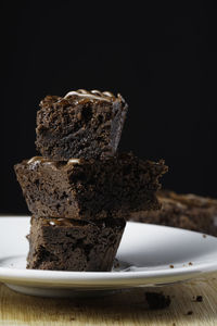 Close-up of chocolate cake