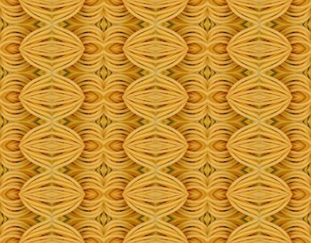 Seamless abstract pattern of pasta. kaleidoscopic background design.