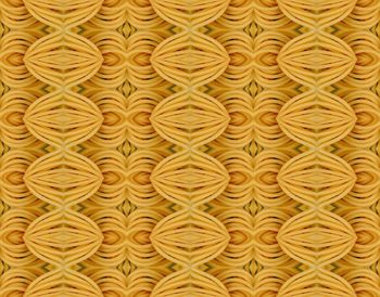 Seamless abstract pattern of pasta. kaleidoscopic background design.