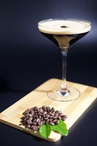 Close-up of drink on table