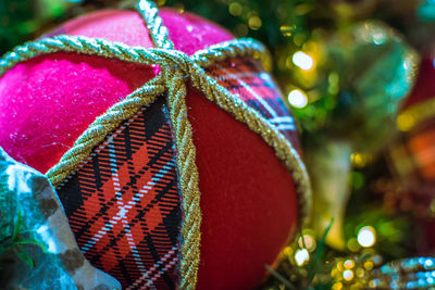 Close-up of christmas tree
