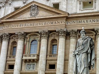 Low angle view of old building