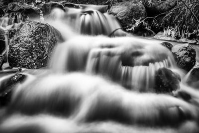 Blurred motion of waterfall