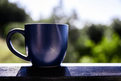 Close-up of coffee on table