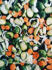 Full frame shot of vegetables