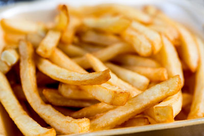 Close-up of french fries