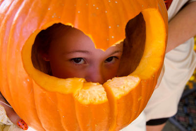 Close-up of pumpkin