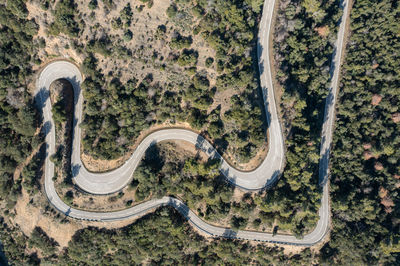 High angle view of rusty metal