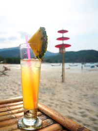 Close-up of drink