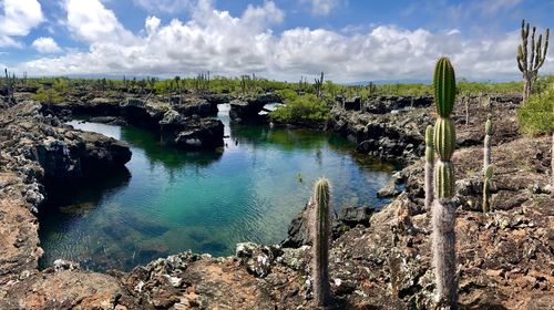 Panoramic view of landscape against sky