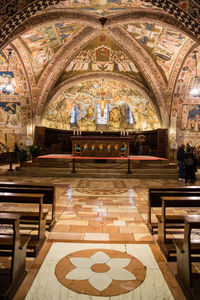 Interior of church