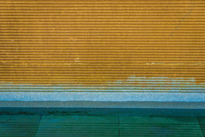 Close-up of yellow wall