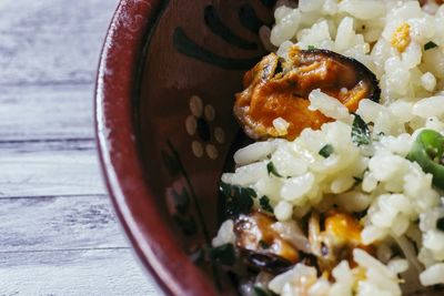 Close-up of food in bowl